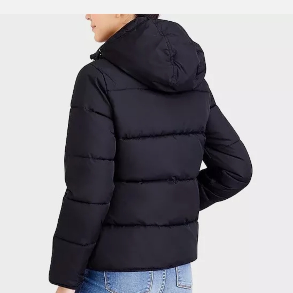 J Crew Down Puffer Jacket Sz.M Black